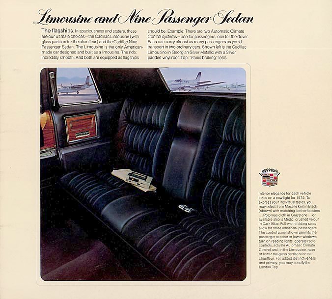 1975 Cadillac Brochure Page 11